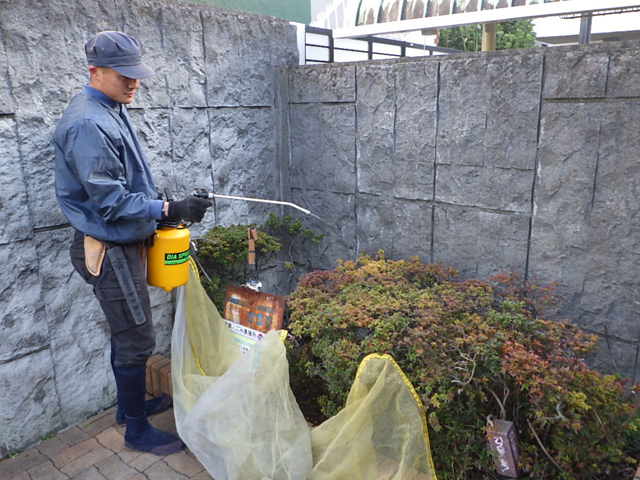 消毒、薬剤散布